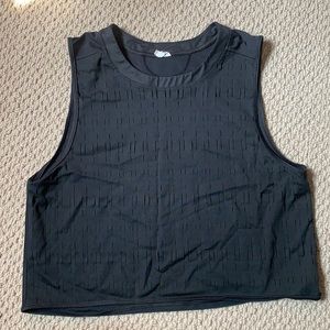 Under Armour black crop top